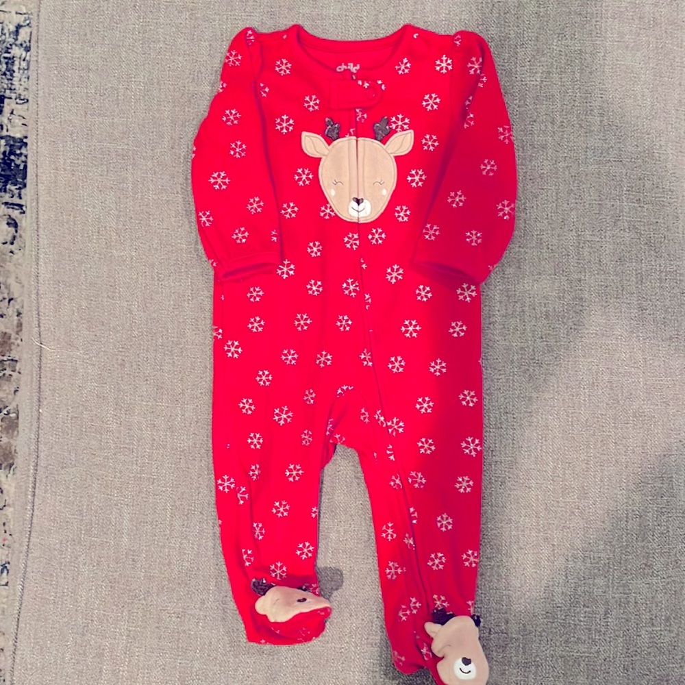 Holiday Fleece Footie by Child of Mine
